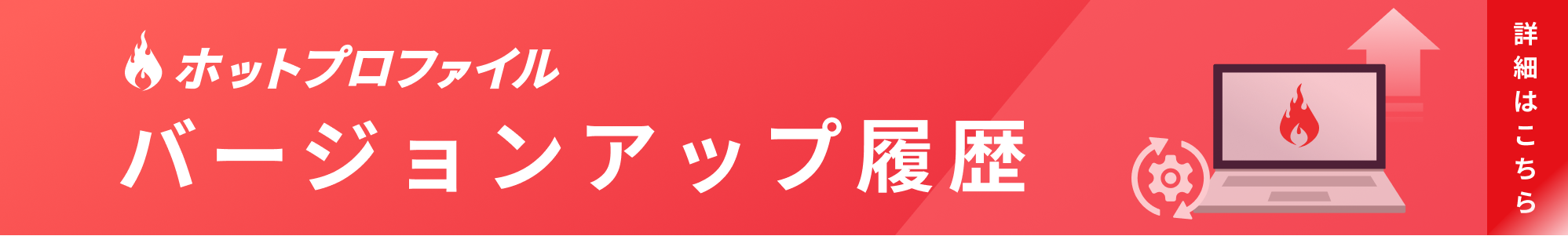 ホットプロファイルバージョンアップ履歴